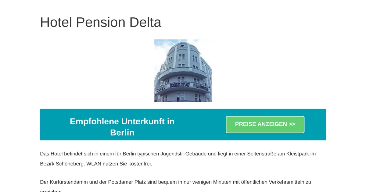 Hotel Pension Delta