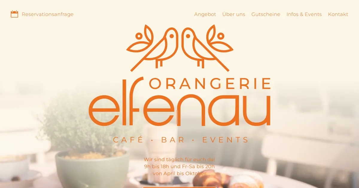 Café Bar Orangerie Elfenau