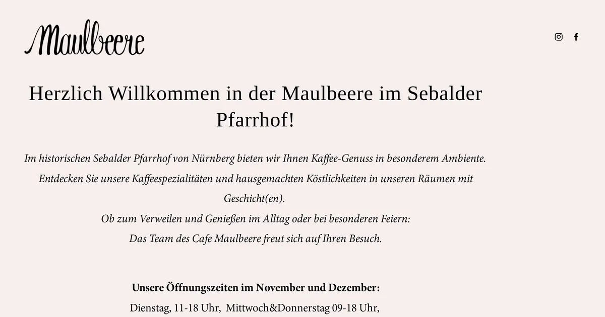 Café Maulbeere