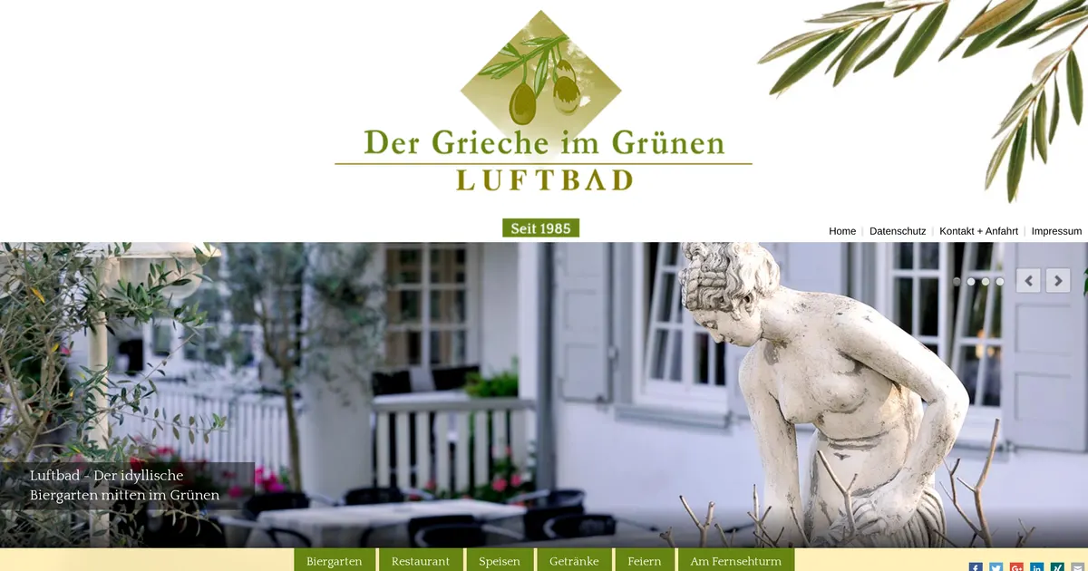 Luftbad - Der Grieche im Grünen