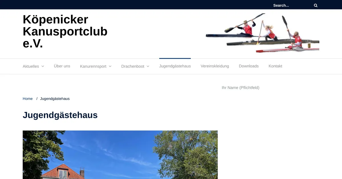 Jugendgästehaus Köpenicker Kanusportclub