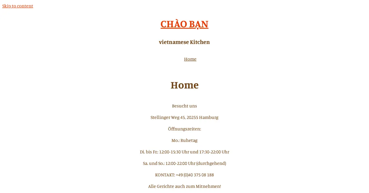 Chào Bạn