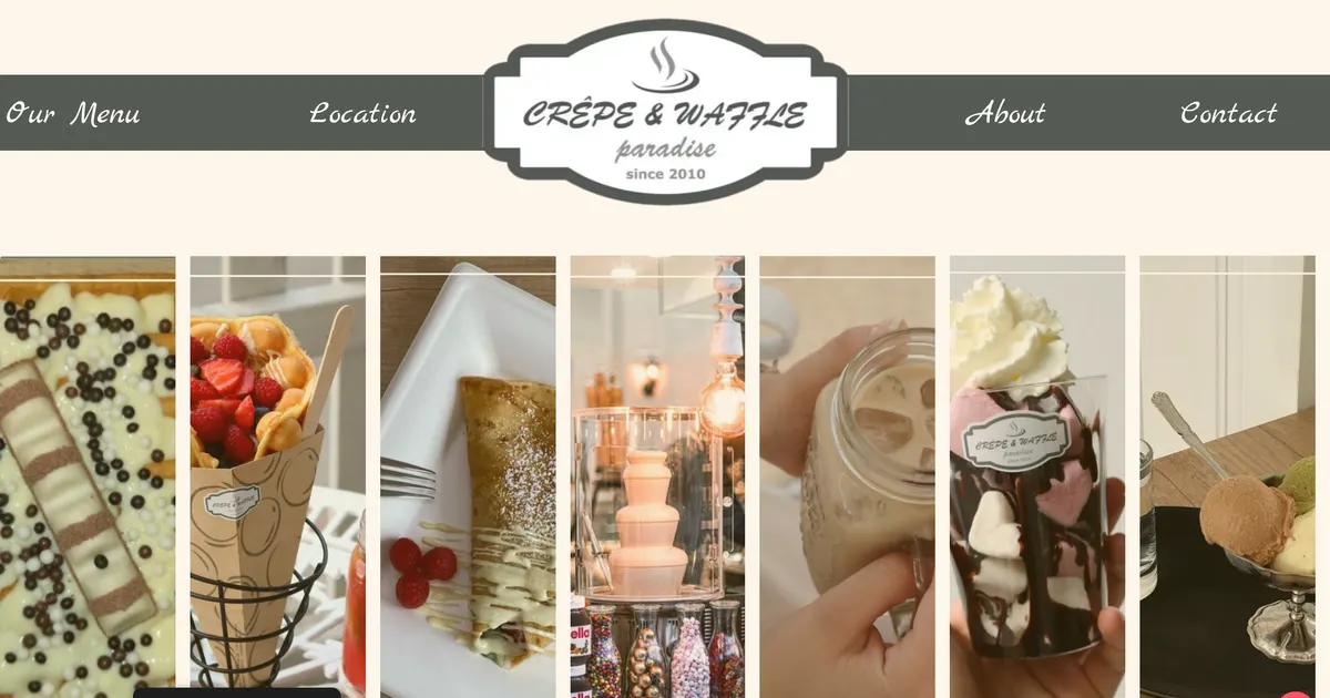 Crêpe & Waffles paradise