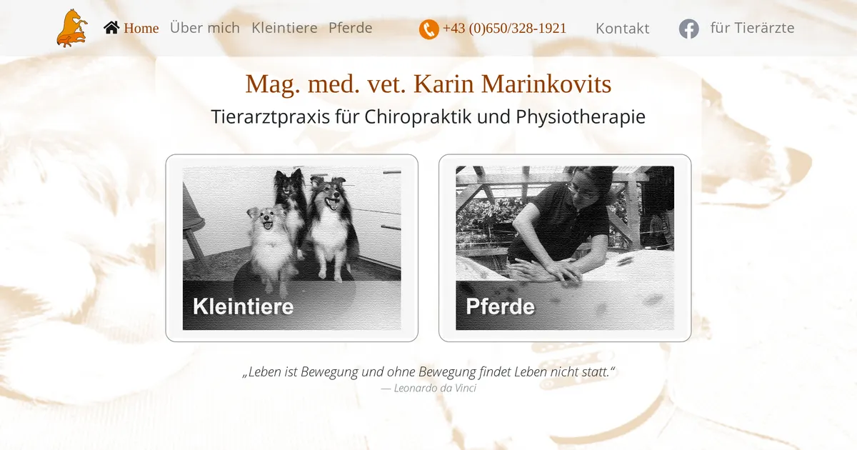 Tierarzt f. Chiropraktik & Physiotherapie
