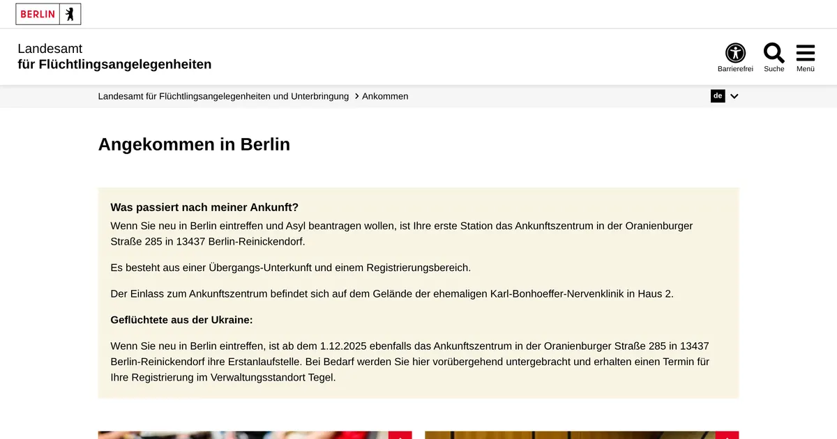 Flüchtlingsheim