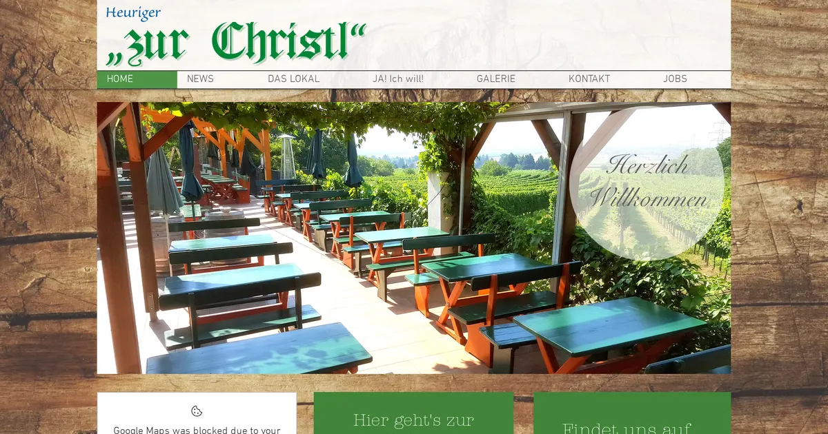 Zur Christl — hundefreundliches Restaurant in Wien, mit Außenbereich
