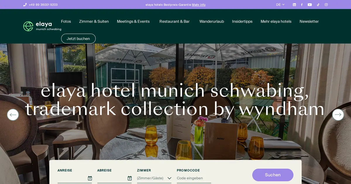 elaya hotel munich schwabing