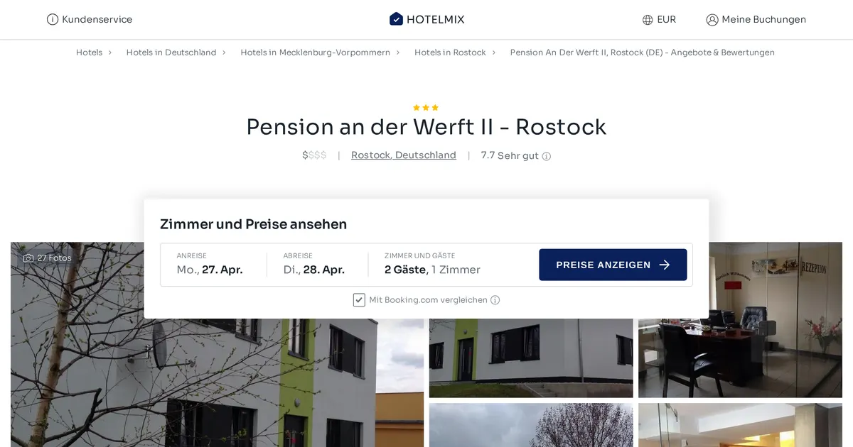 Pension an der Werft