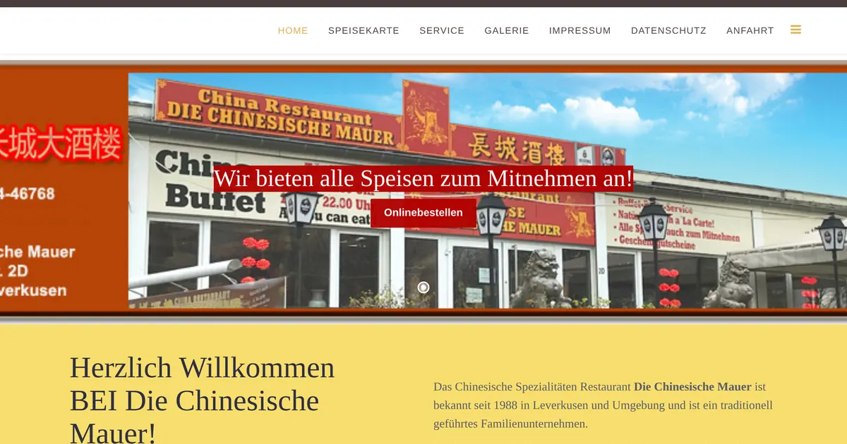 Chinesische Mauer