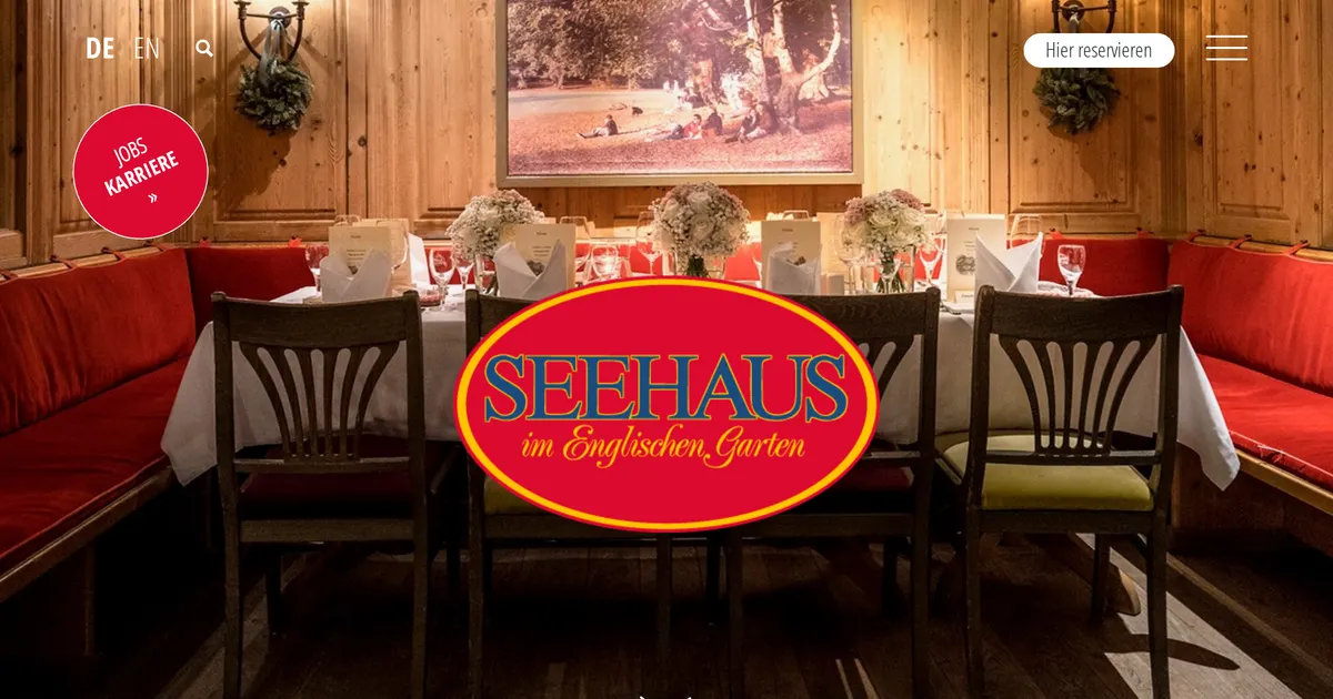 Seehaus — hundefreundliches Restaurant in München, mit Außenbereich