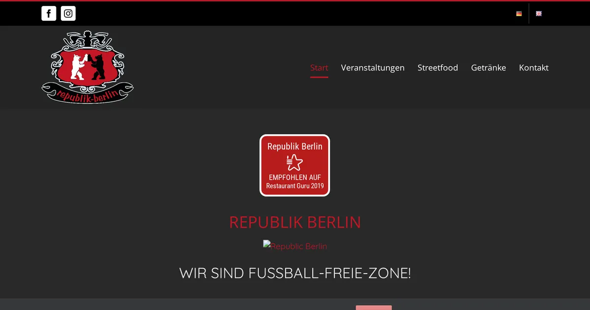 republik-berlin — hundefreundliches Restaurant in Berlin, mit Außenbereich