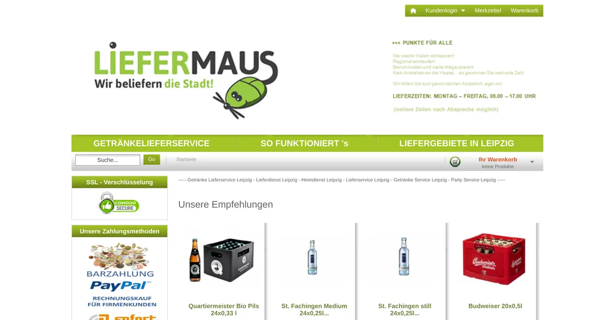 LieferMaus.de - Getränke Lieferservice Leipzig
