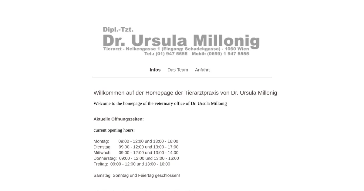 Dr. Ursula Millonig