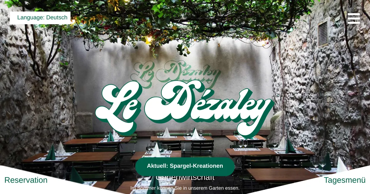 Le Dézaley Restaurant Vaudois