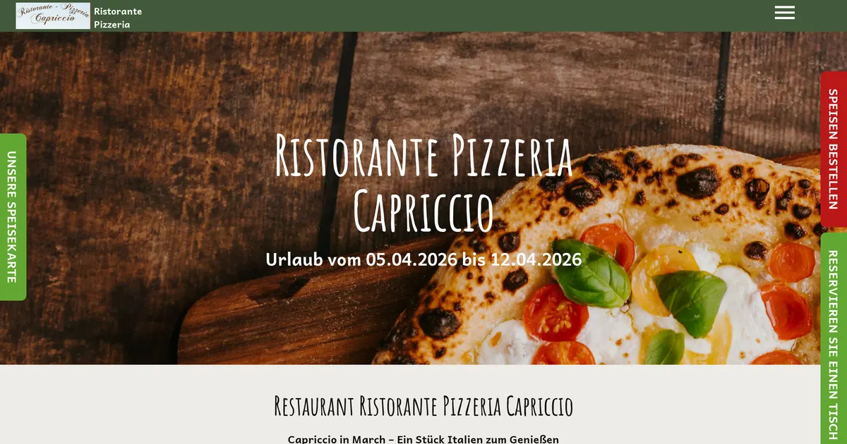 Ristorante Pizzeria Capriccio