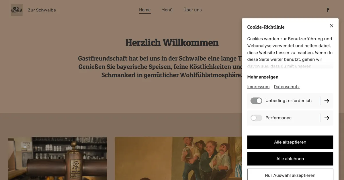 Zur Schwalbe Biergarten — hundefreundliches Restaurant in München, mit Außenbereich