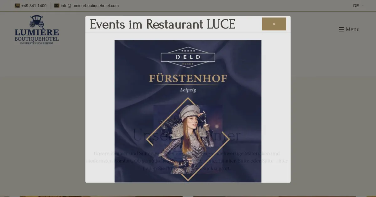 Lumière Boutiquehotel im Fürstenhof