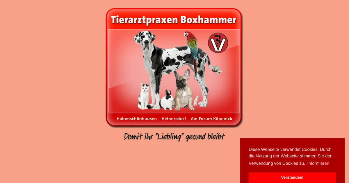 Kleintierpraxis Ralf Boxhammer — Tierarzt in Berlin