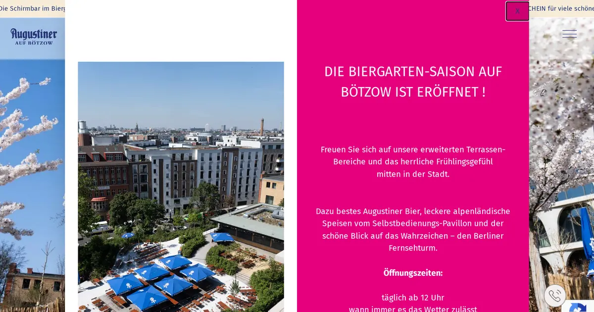 Augustiner auf Bötzow — hundefreundliches Restaurant in Berlin, mit Außenbereich