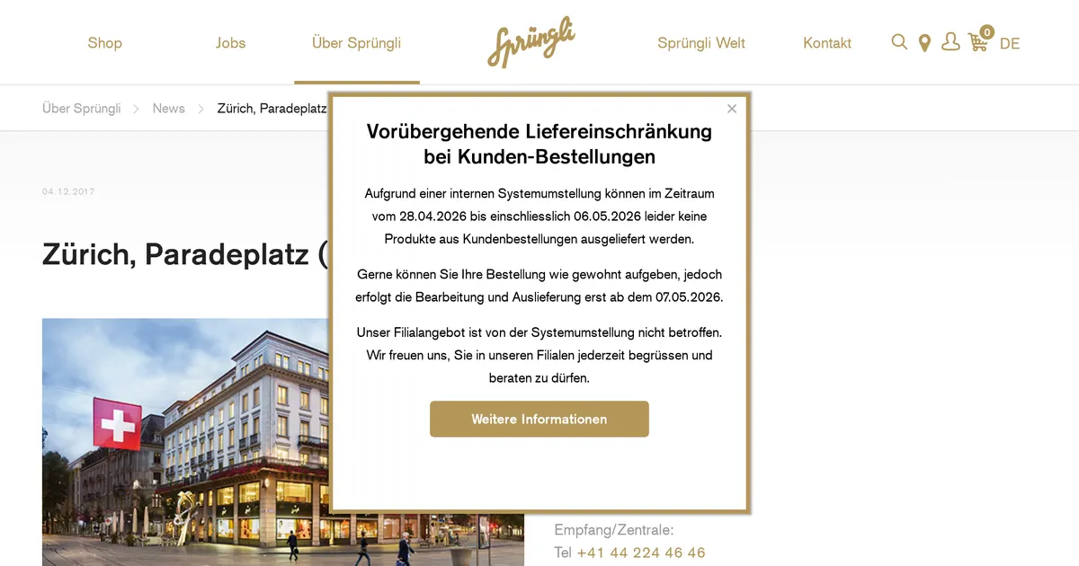 Sprüngli Café-Bar