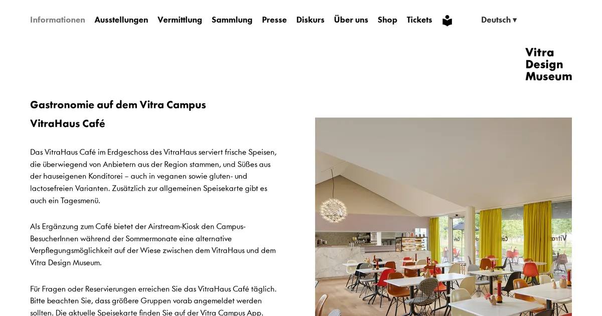 VitraHaus Café