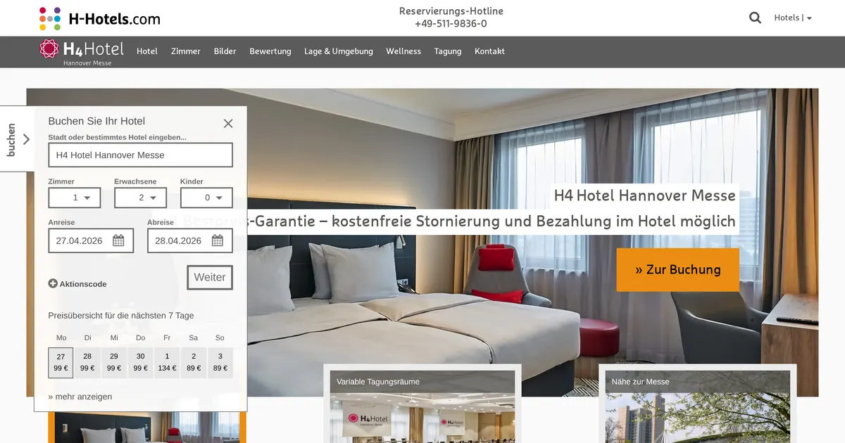H4 Hotel Hannover Messe