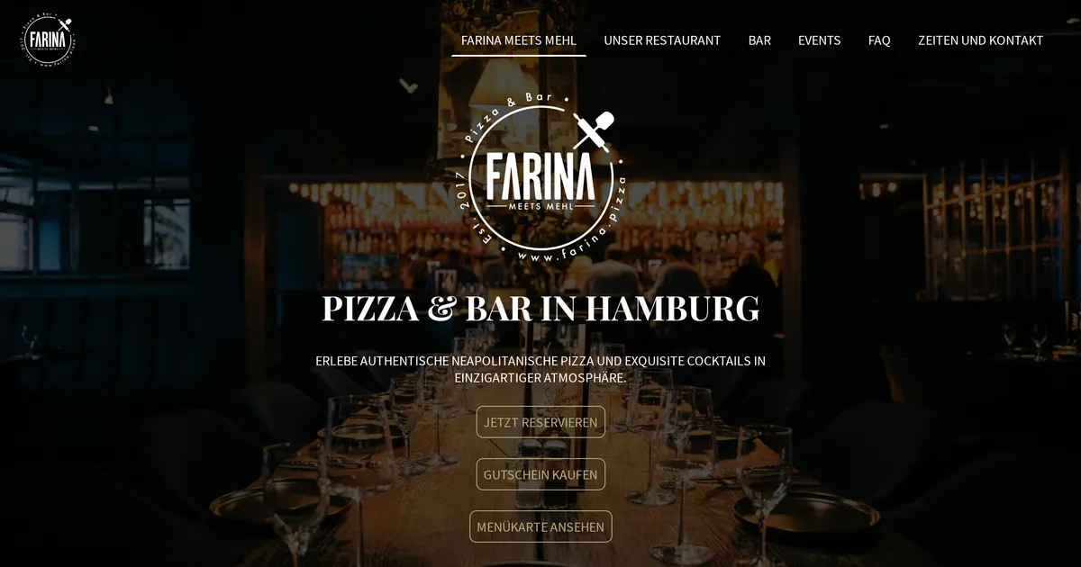 Farina meets Mehl — hundefreundliches Restaurant in Hamburg, mit Außenbereich