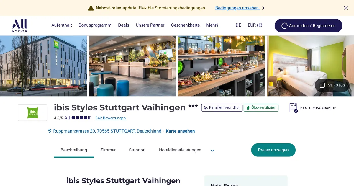 ibis Styles Stuttgart Vaihingen — Foto 1