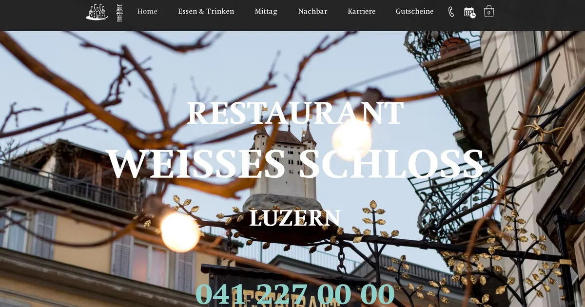 Weisses Schloss Biergarten