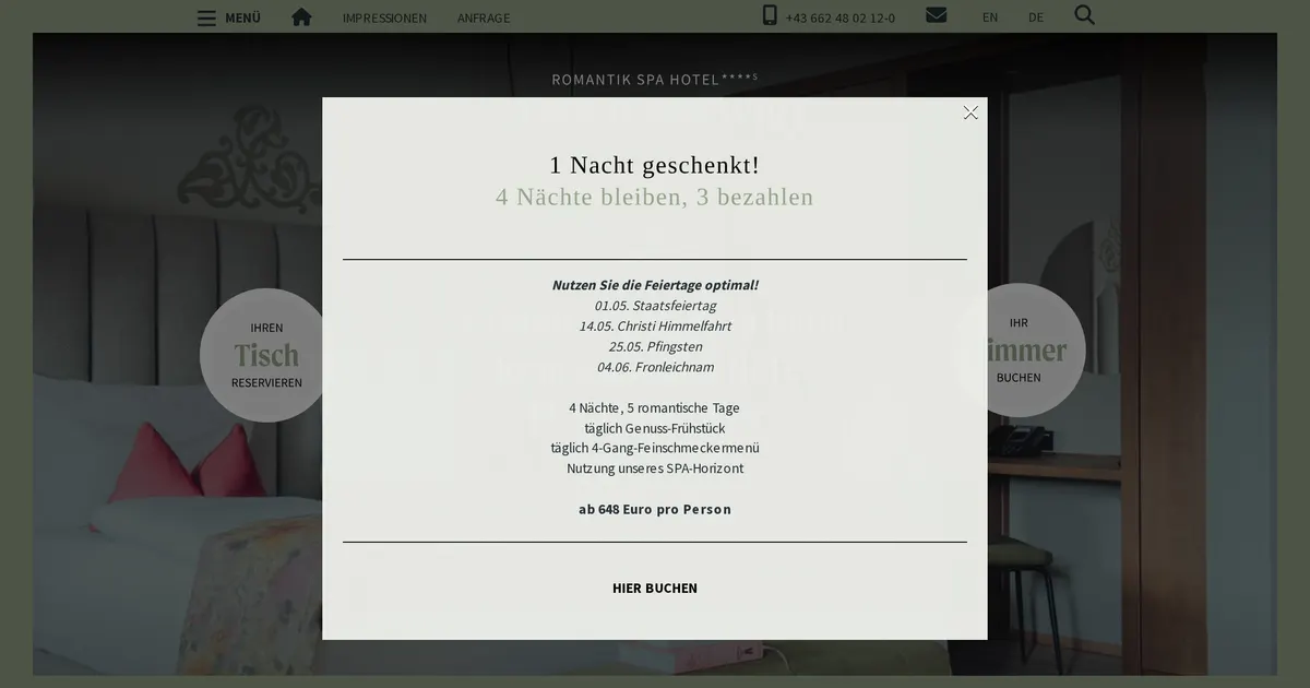 Romantikhotel Gmachl — hundefreundliches Hotel in Salzburg