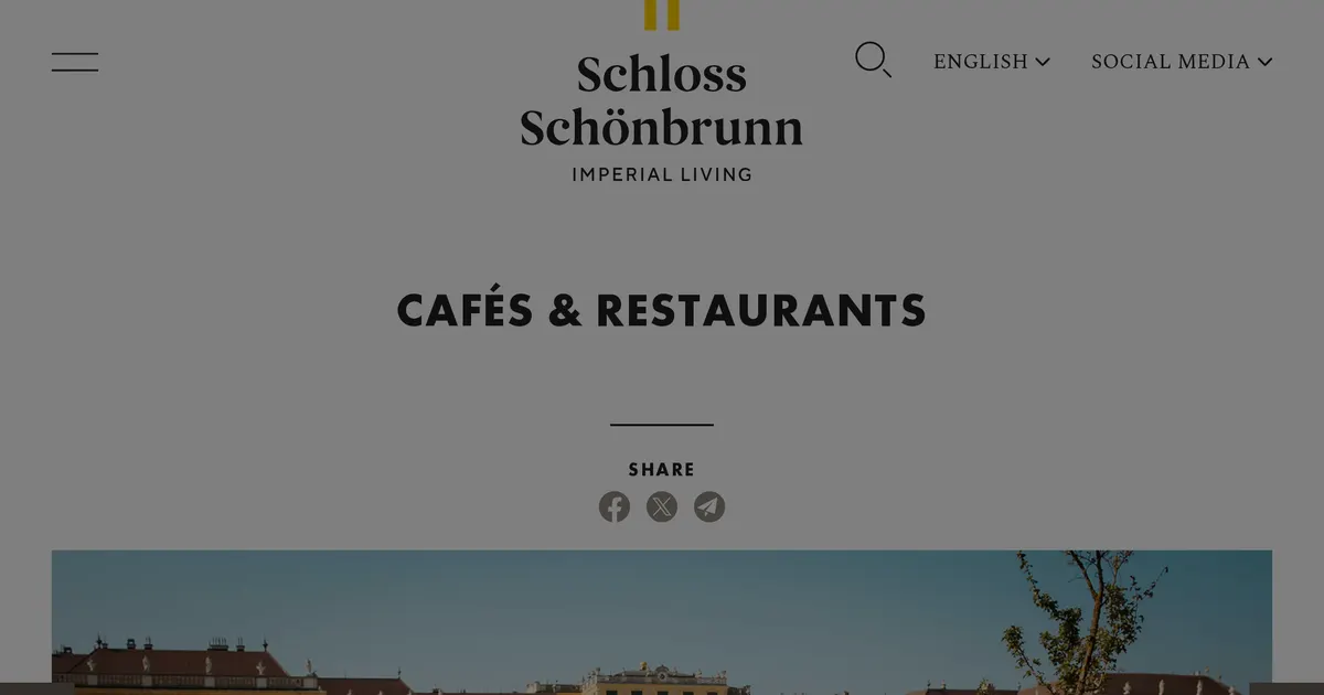 Cafe Schloss Schönbrunn