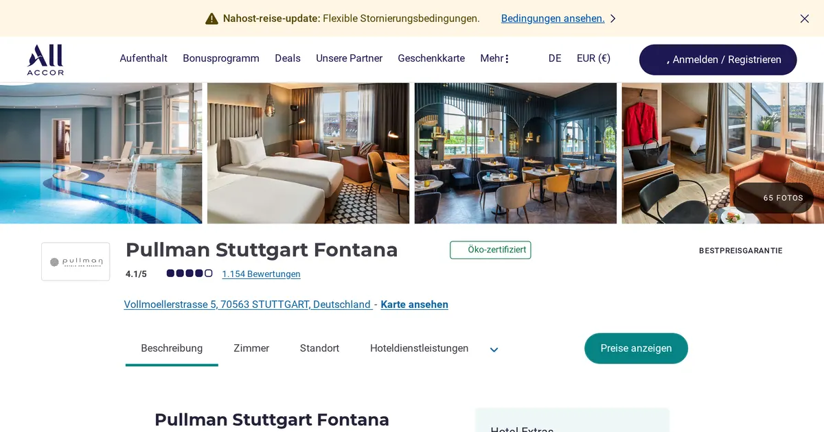 Pullman Stuttgart Fontana — Foto 1