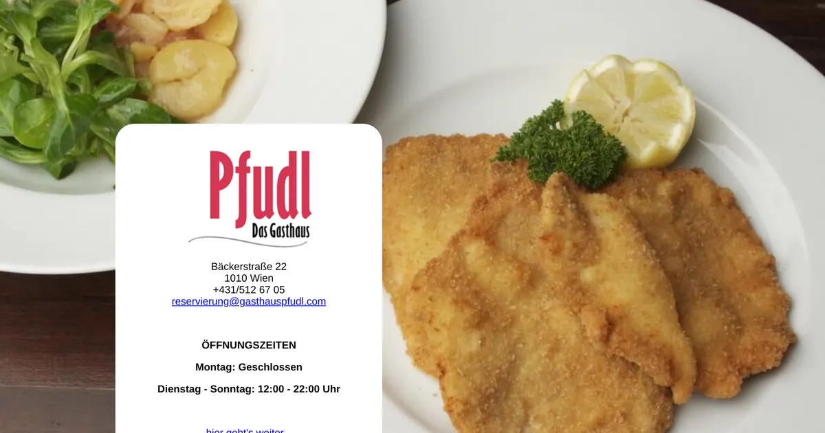 Gastgarten Pfudl