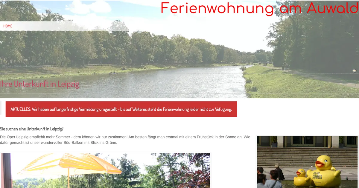 Ferienwohnung am Auwald