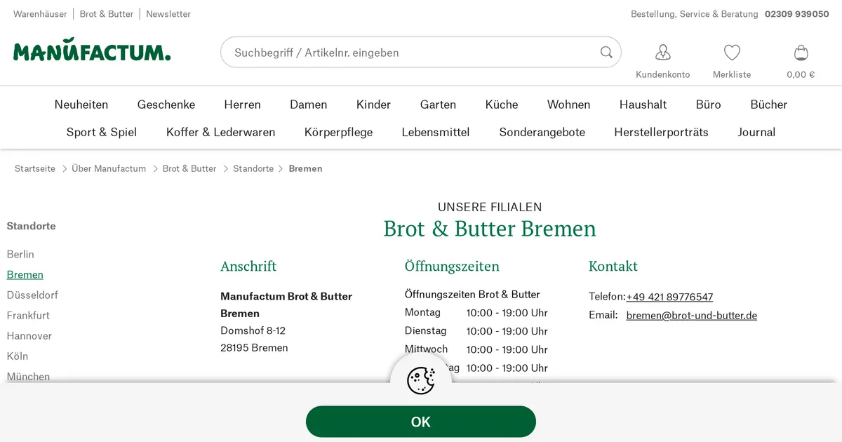 Manufactum brot&butter
