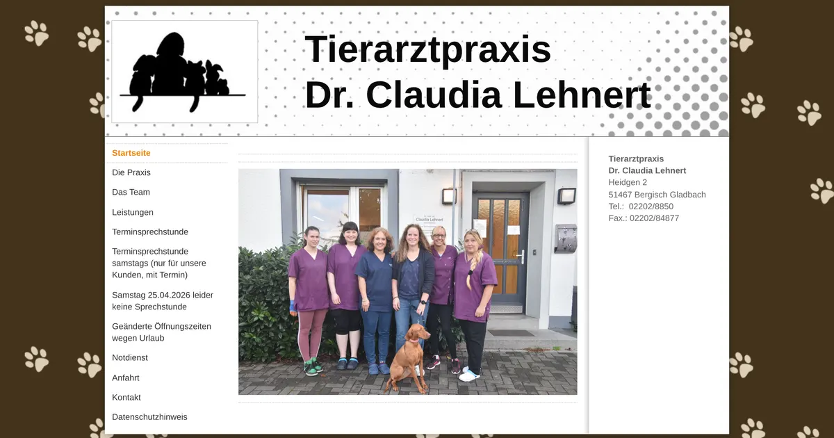 Tierarztpraxis Dr. Claudia Lehnert