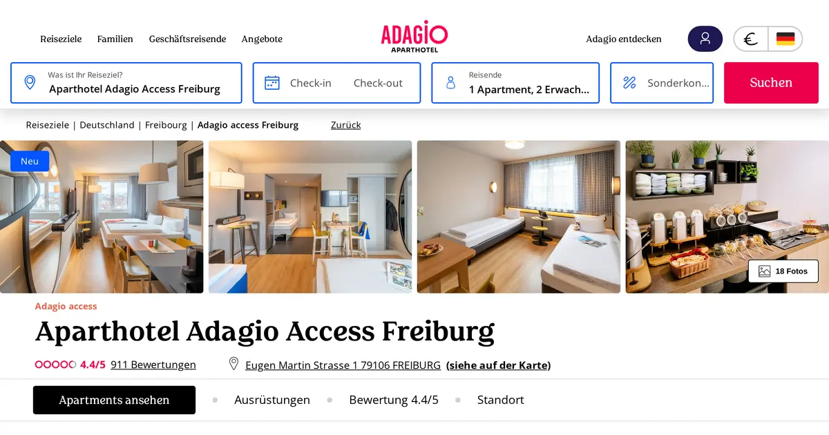 Adagio Aparthotel Access