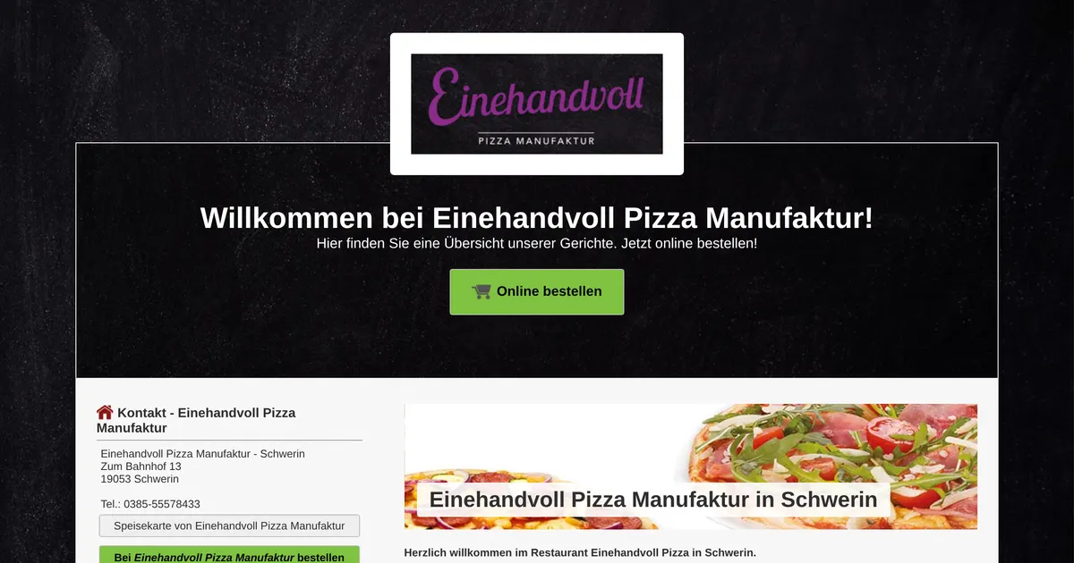 Einehandvoll Pizza Manufaktur