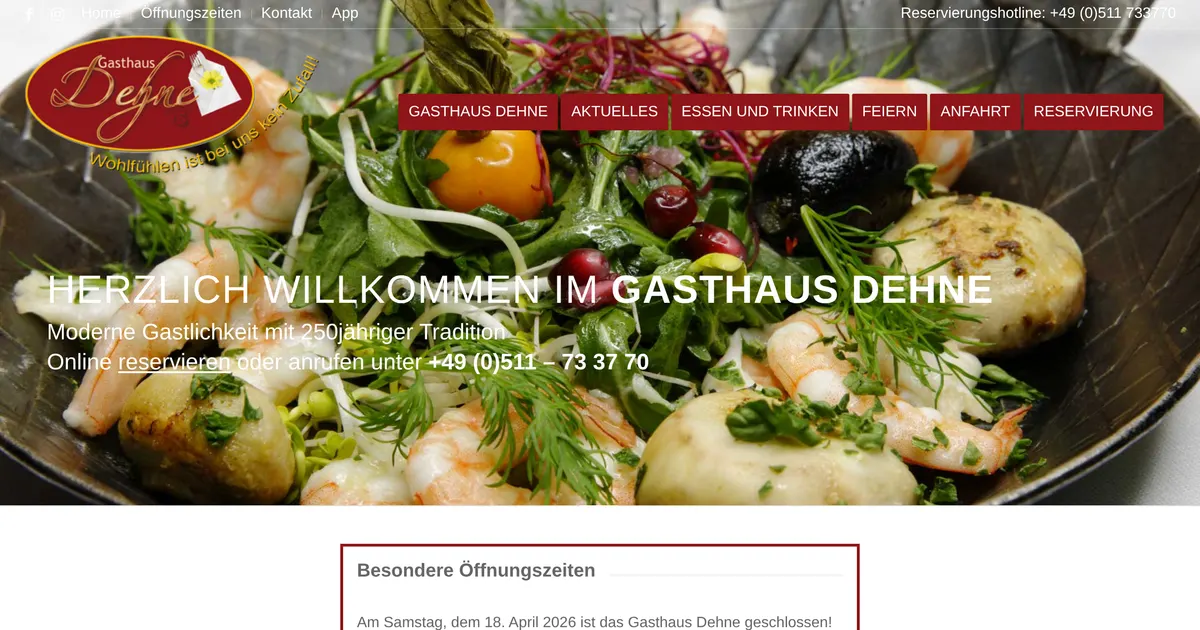 Biergarten Dehne — hundefreundliches Restaurant in Hannover, mit Außenbereich