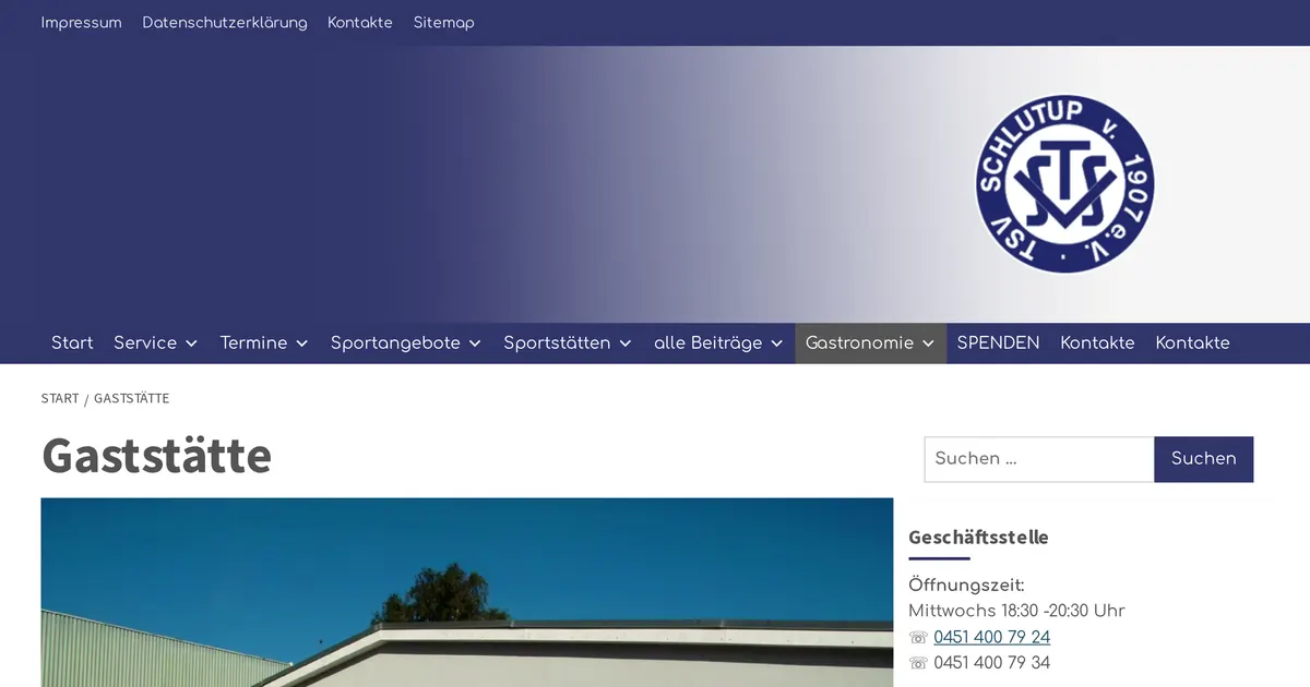 Gaststätte TSV Schlutup