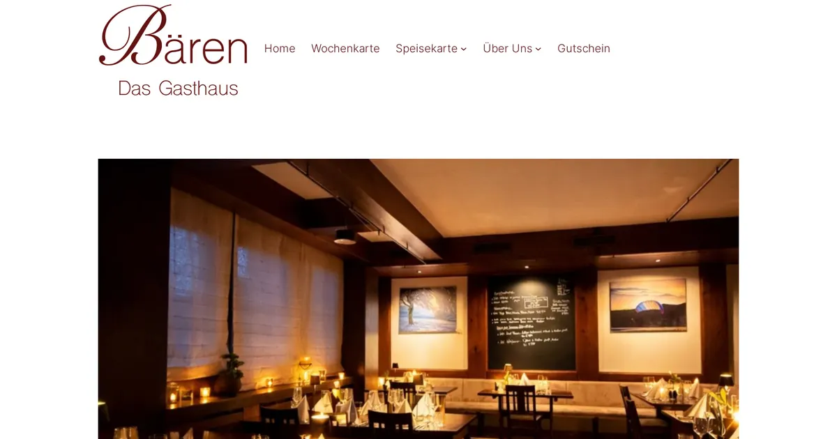 Bären — hundefreundliches Restaurant in Freiburg, mit Außenbereich