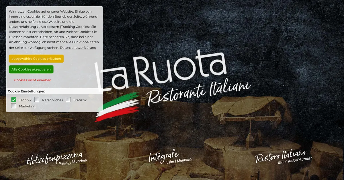 La Ruota — hundefreundliches Restaurant in München, mit Außenbereich