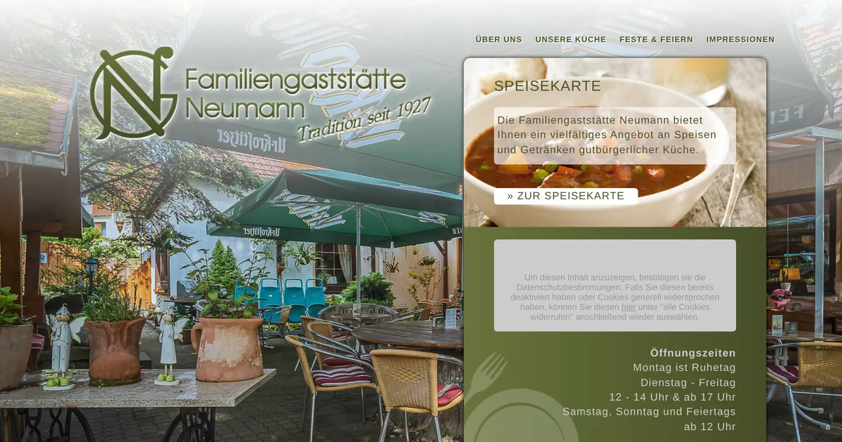 Gaststätte Neumann — hundefreundliches Restaurant in Leipzig, mit Außenbereich