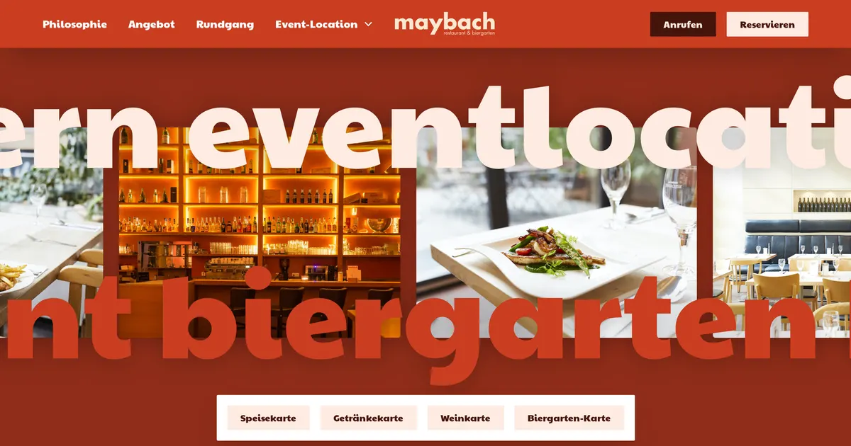 Maybach — hundefreundliches Restaurant in Köln, mit Außenbereich