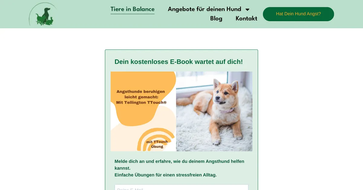 Tiere in Balance