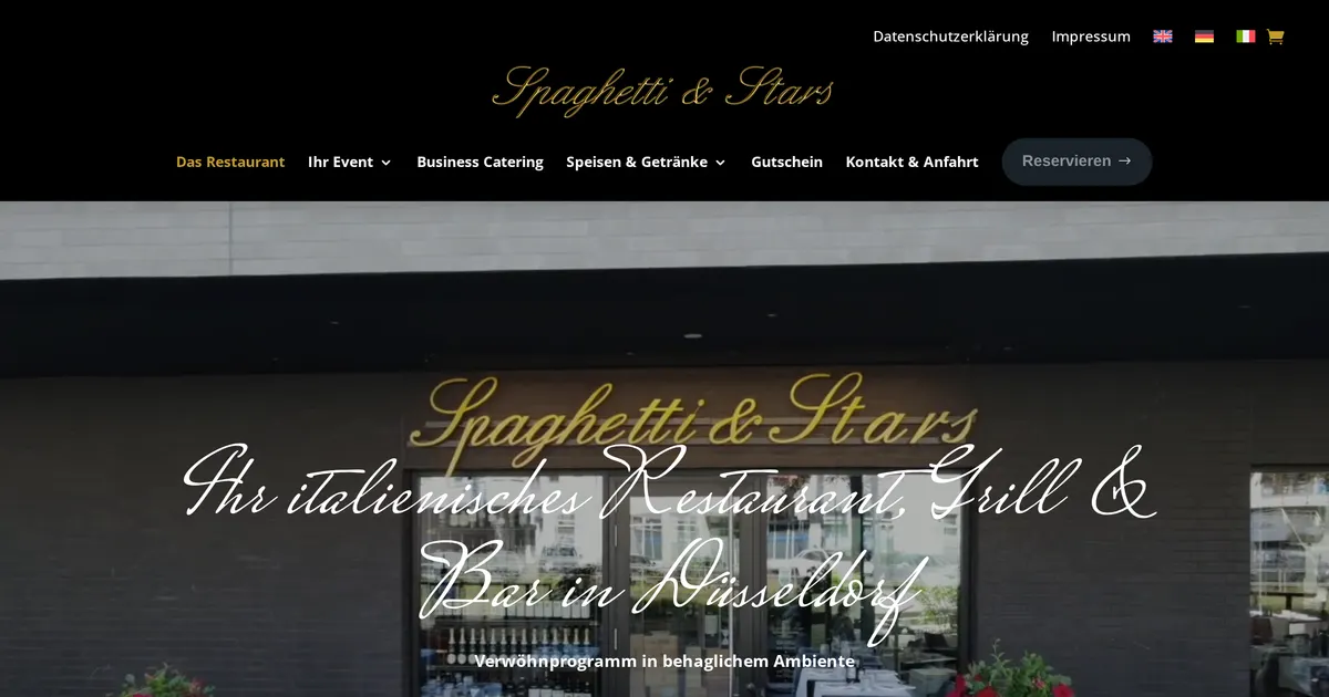 Spaghetti & Stars — hundefreundliches Restaurant in Düsseldorf