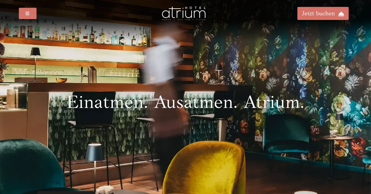 Atrium — hundefreundliches Hotel in München