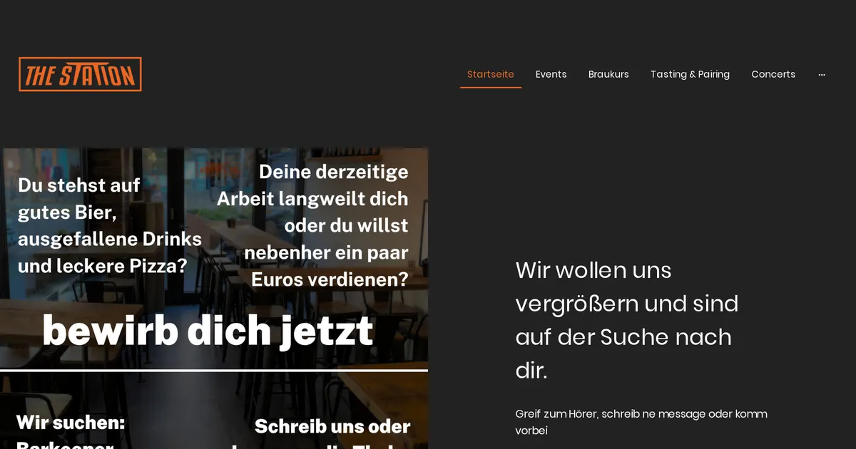 the station — hundefreundliches Restaurant in Frankfurt, mit Außenbereich