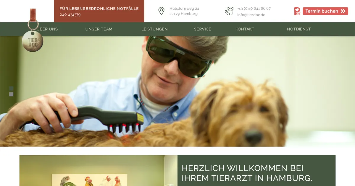 Tierarztpraxis Dr. von Manteuffel — Tierarzt in Hamburg