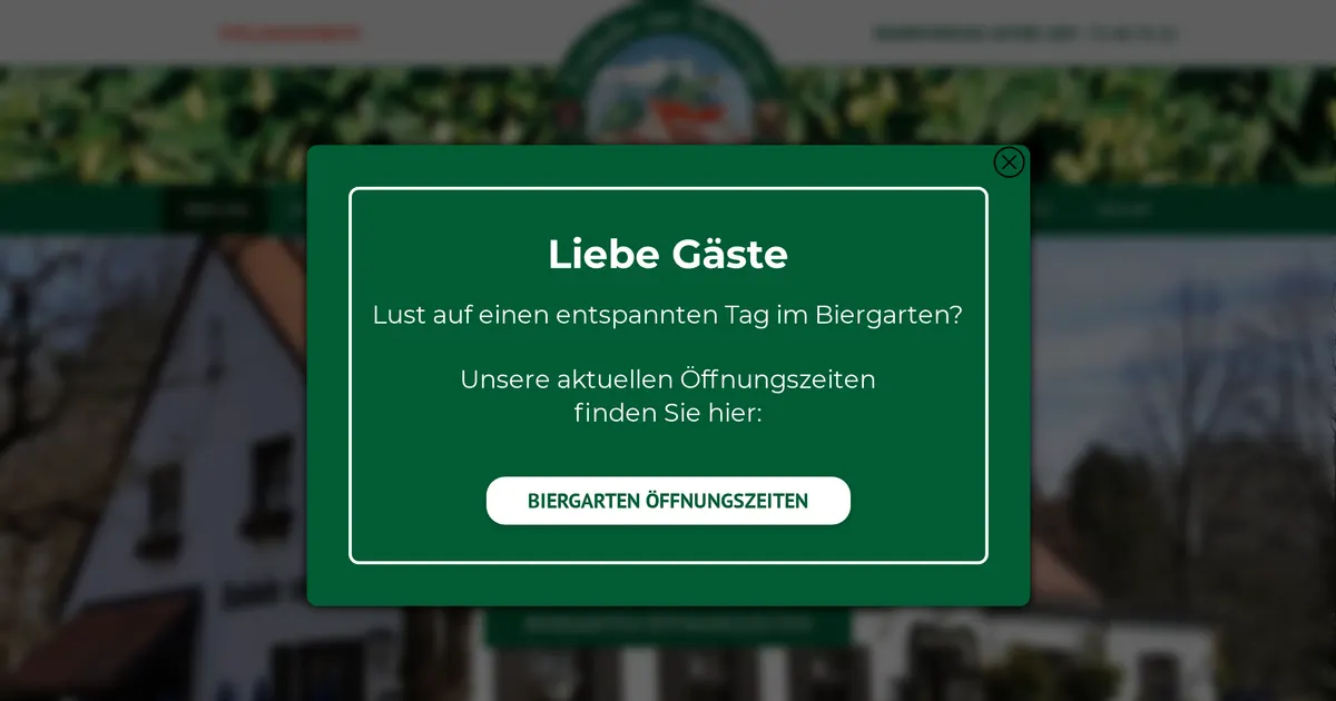 Biergarten Einkehr zur Schweige — hundefreundliches Restaurant in München, mit Außenbereich